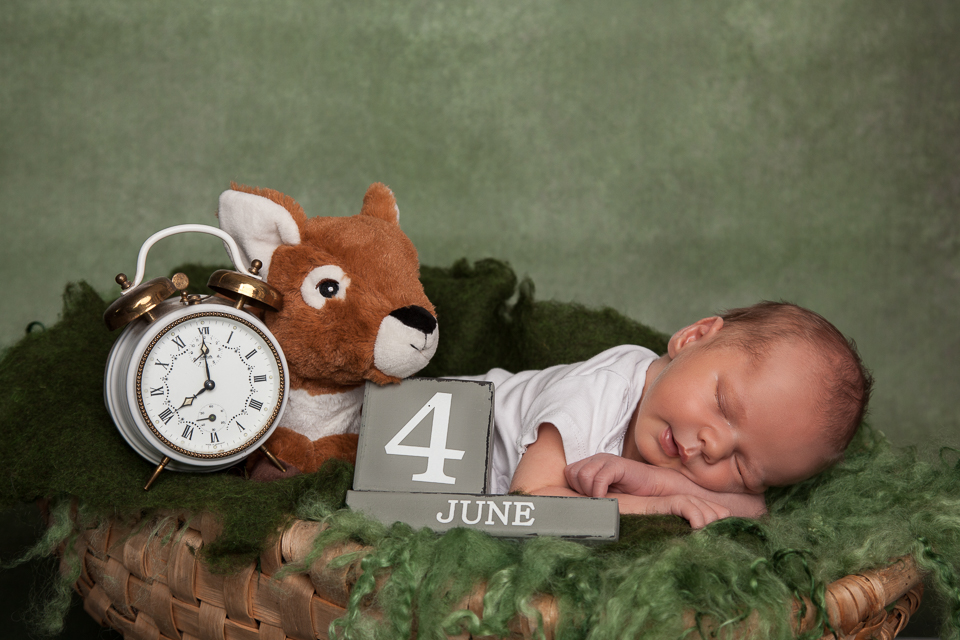 Schmeiser Barbara Fotografin - Geburtskarte Newborn