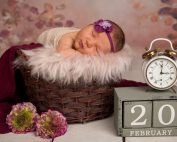 Schmeiser Barbara Fotografin - Newbornshooting mit Datum